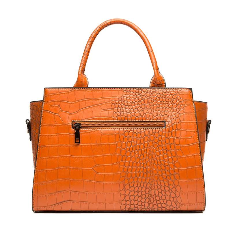 Fashion Hot selling designer hand bag lady large handbag set tote pu leather bags women handbag wholesale