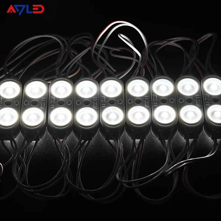 LED 2835 injection mold led module. High brightness, waterproof. For luminous characters and light boxes. 12V lens patch