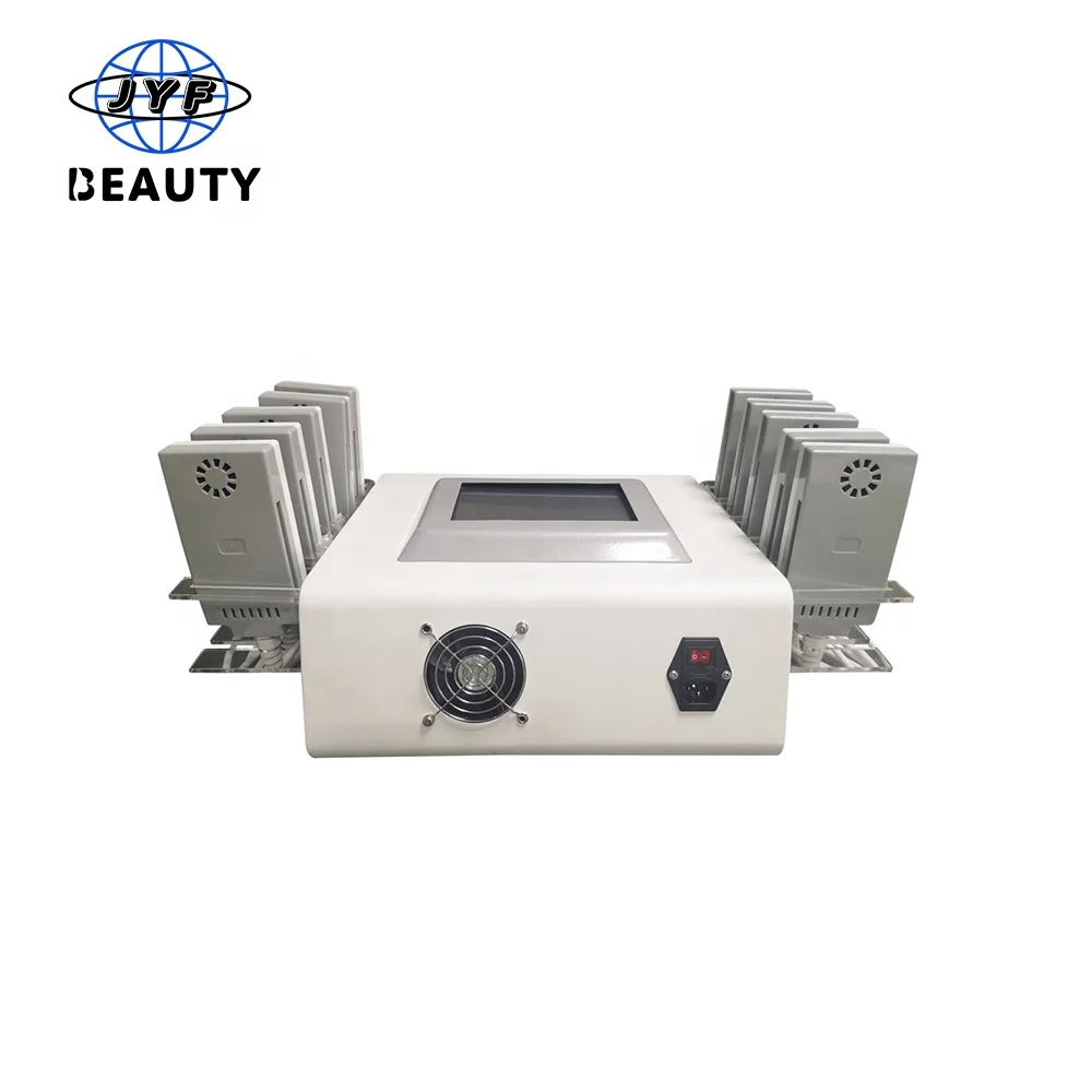 powerful 6d 160mw lipo laser dual 4 pads portable fat burning machine 2.0 weight loss