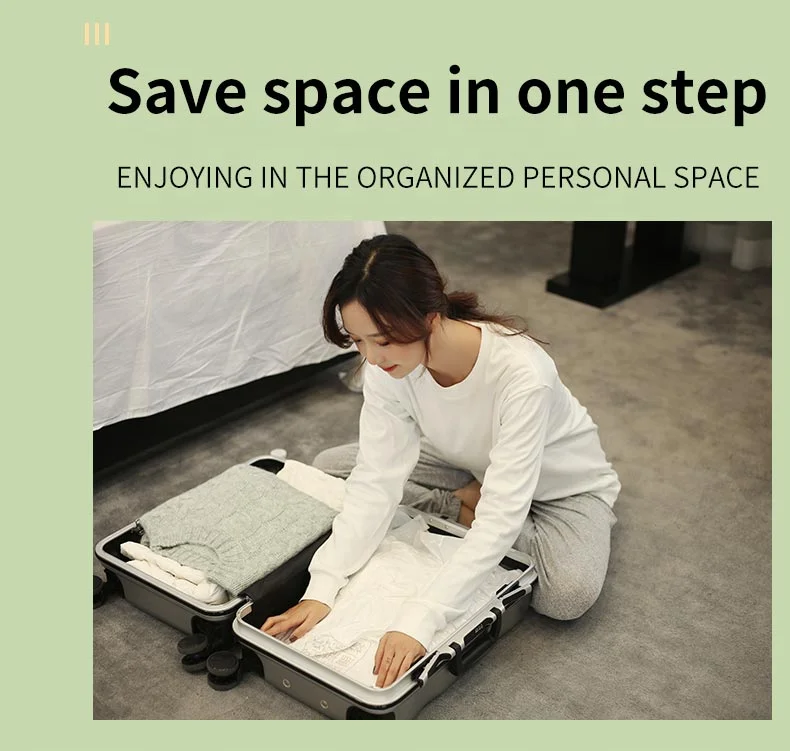 Многоразовый большой наматрасник дорожный Вакуумный Герметичный мешок для хранения одежды герметичный компрессионный одеяла