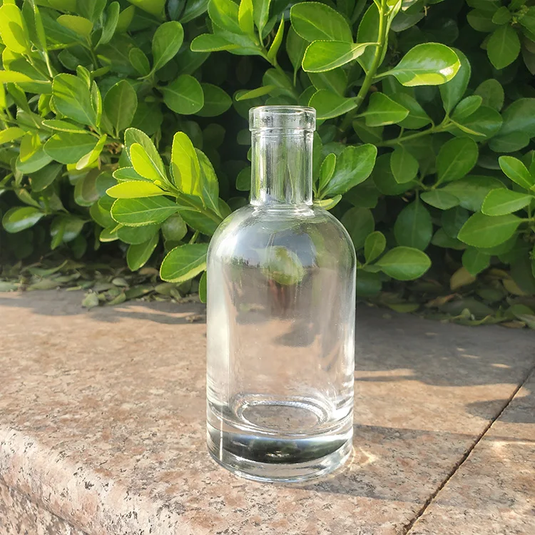 Extra Clear Spirit Bottle 375ml Gin With Wood