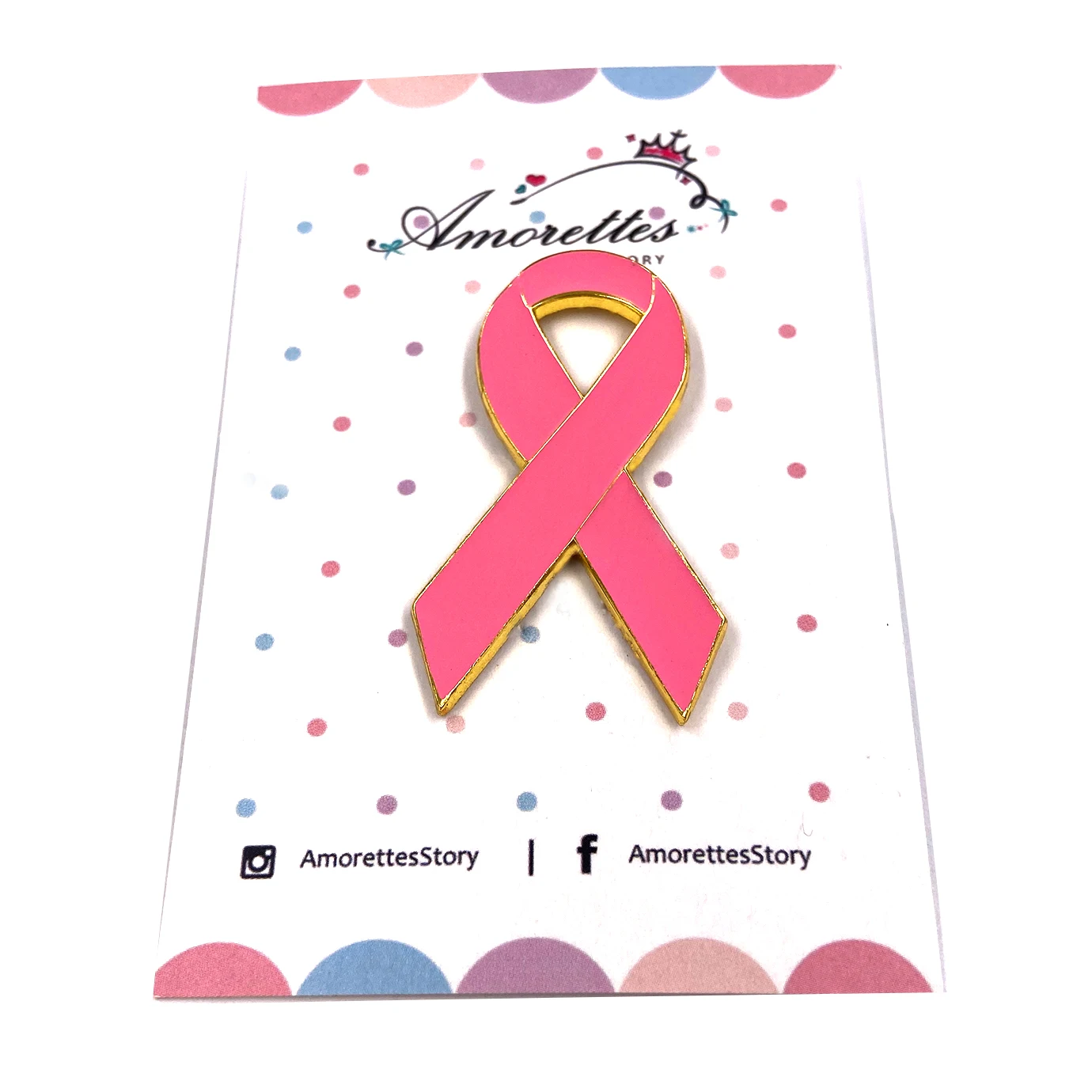 bulk design cheap breast cancer lapel medical enamel pins