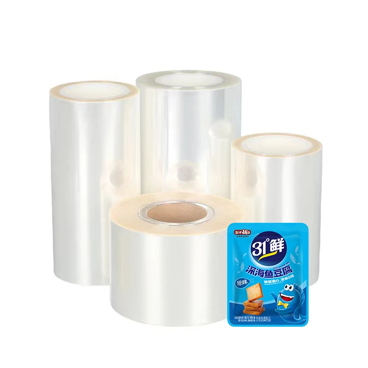 custom food packaging laminated roll film printed plastic BOPA aluminum foil film