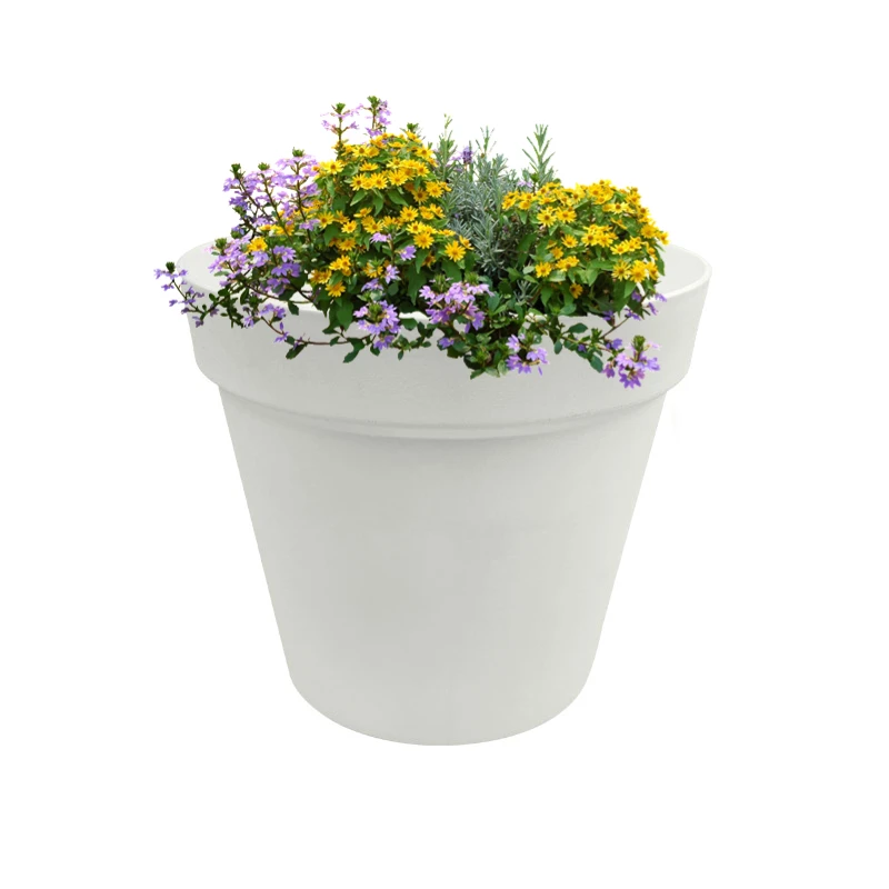 Top Quality Plastic Plant Flower Pots Vertical Farming Plastic Planters with Drainage Hole for Indoor Outdoor Garden