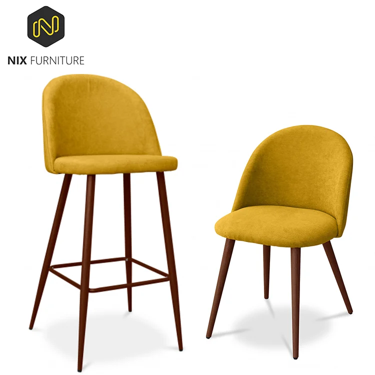 Sedie Da Pranzo Accent Modern Red Fabric Dining Chair