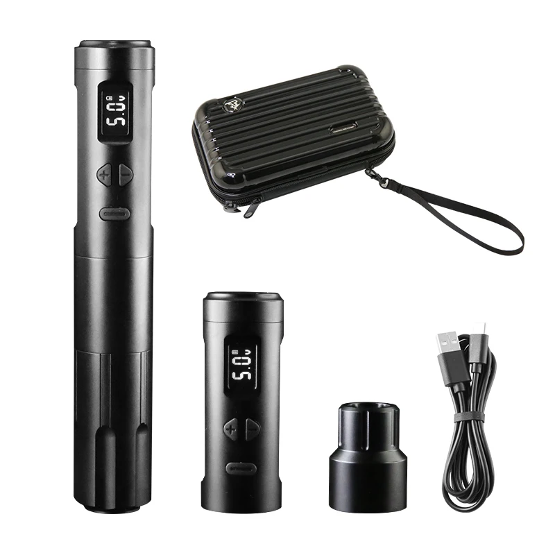 TAIDU Tattoo Machine Professional Tattoo Dual-battery Wireless PMU tattoo Machine with Universal cartridge Needle