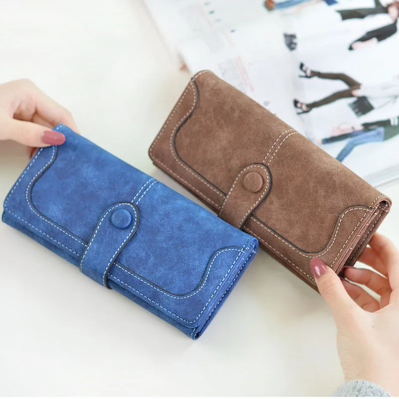 MIYIN2023hot Japanese and Korean fashion long ladies wallet multifunctional PU leather wallets ladies purse cartera wallet women