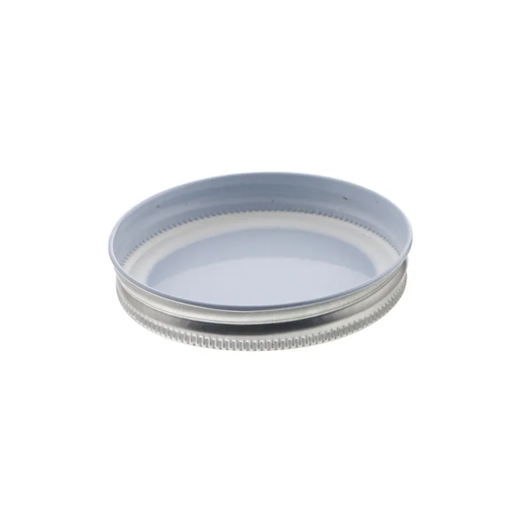 Factory custom clear glass storage jar Caviar glass Sloppy Joe Mason jar with aluminum lid glass jar