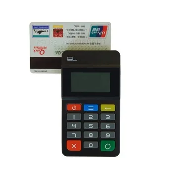 
Easy operation and cheap pos terminal NFC EMV Chip card reader all in one and support android IOS os connect smart phone 