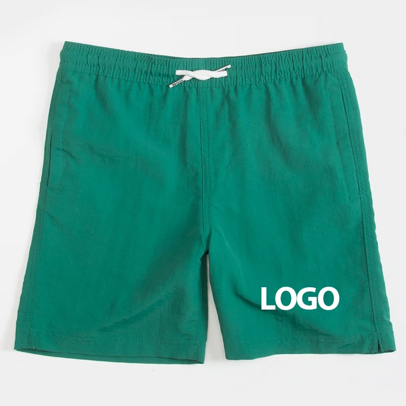 OEM wholesale custom polyester kids beach shorts swimming trunks boardshorts swimsuit bathing suit for boys
