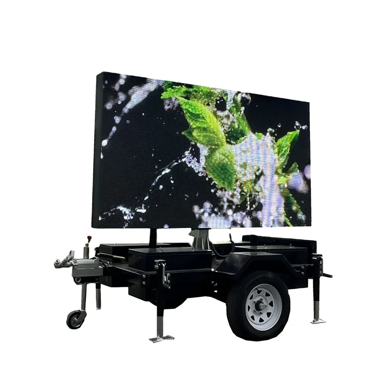 3 Square Meters Flexible and Convenient Commercial Advertising Outdoor Digital Mobile LED Display Trailer ST3M
