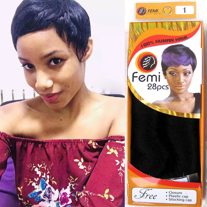 
Wholesale Indian hair 27 28 pieces femi human hair weaving with closure and stocking femi hair collection 3