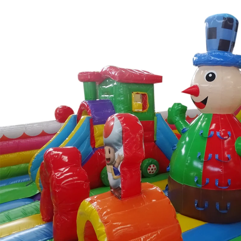 commercial super-mary bounce house slide fairy wonderland theme inflatable bouncy castle for kid