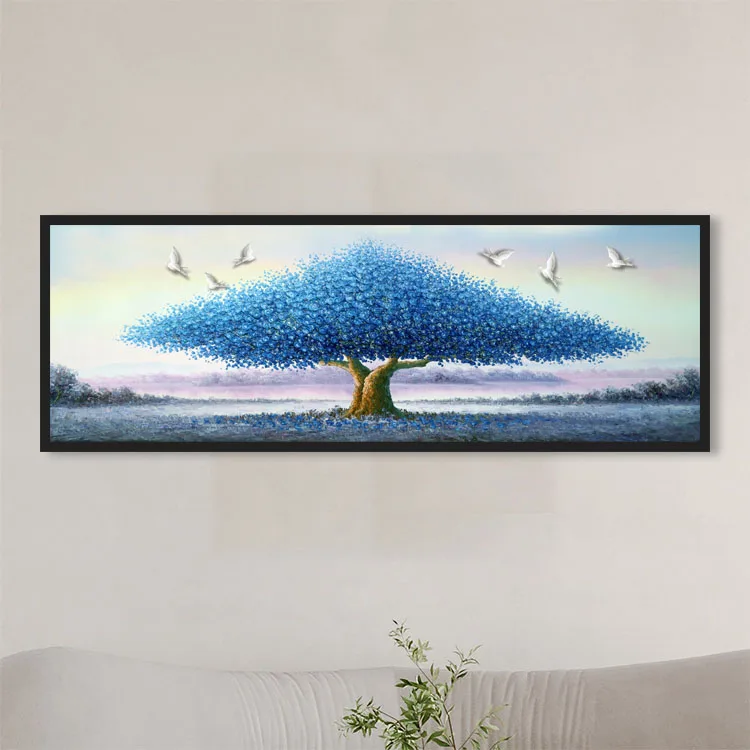 Modern Wall Art Decoration 3d Textured Abstract Flower Wall Pictures Large Oil Painting For Living Room