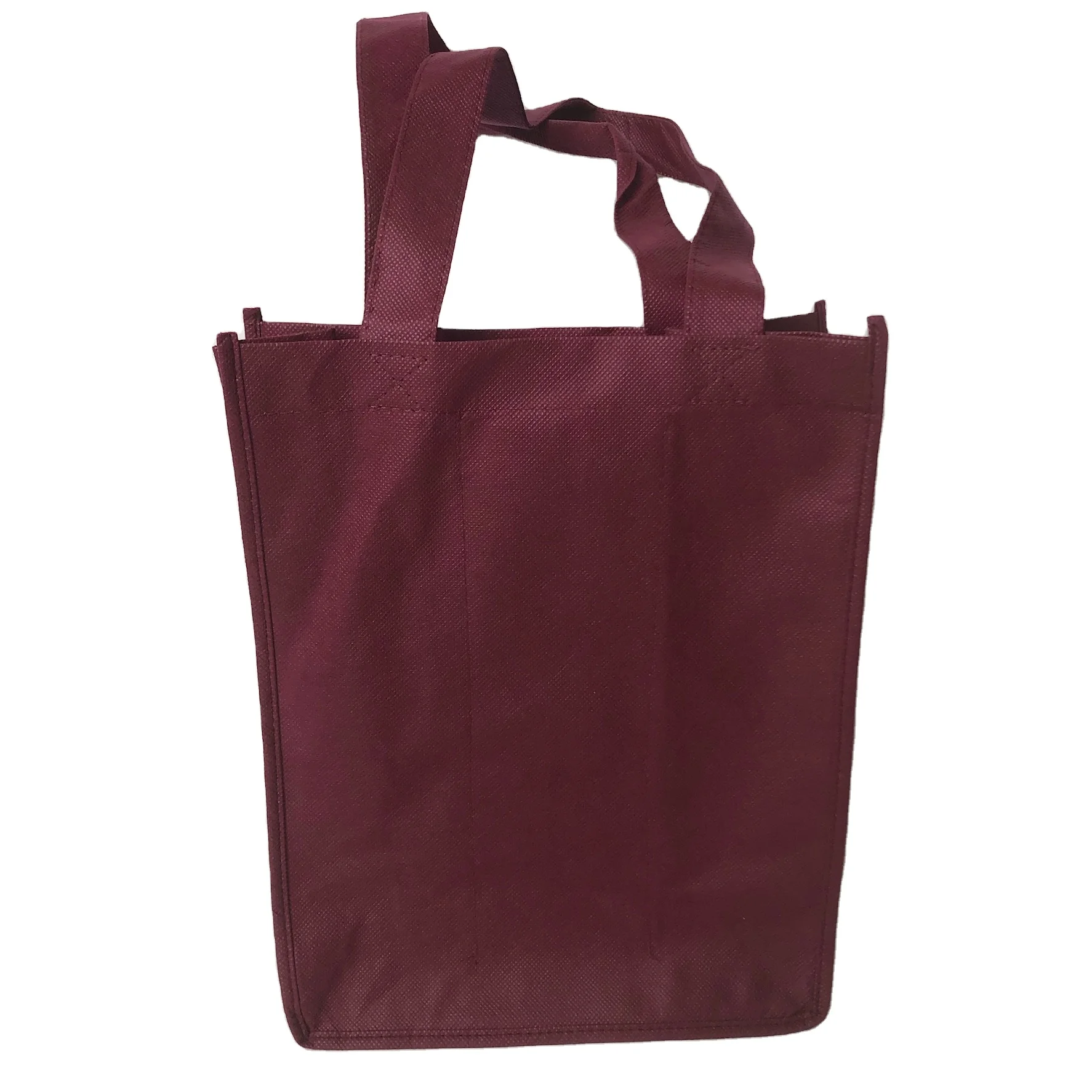 Professional Portable pp Non Woven Wine Tote Bags Wholesale Reusable Divided 3 4 Bottles 6 Bottles Carrier Bag for wine bottle