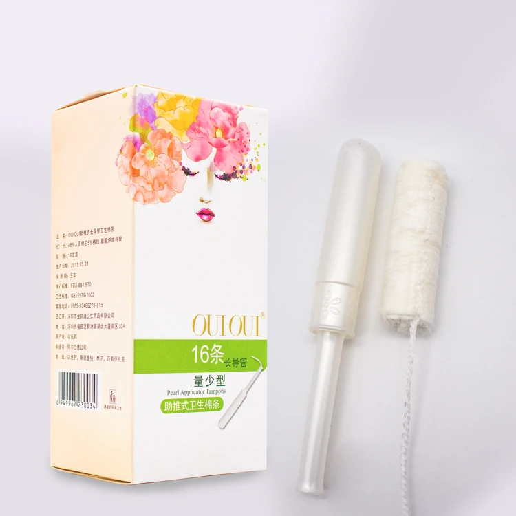 Wholesale Feminine Hygiene Products 100% Cotton Tampons Brands Customizable Size/LOGO/Packaging