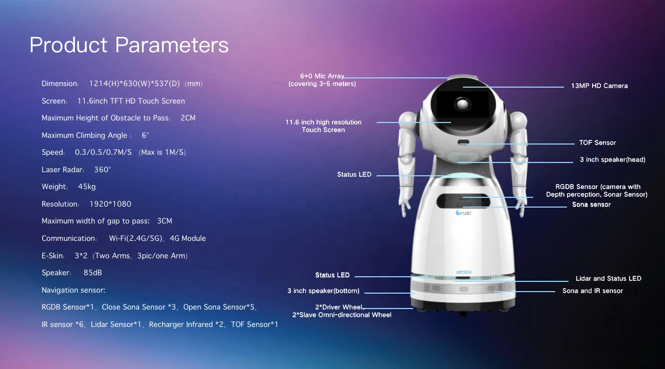 High technology leading global AI programmable mobile robots for education, research, hobbyist work can be customized