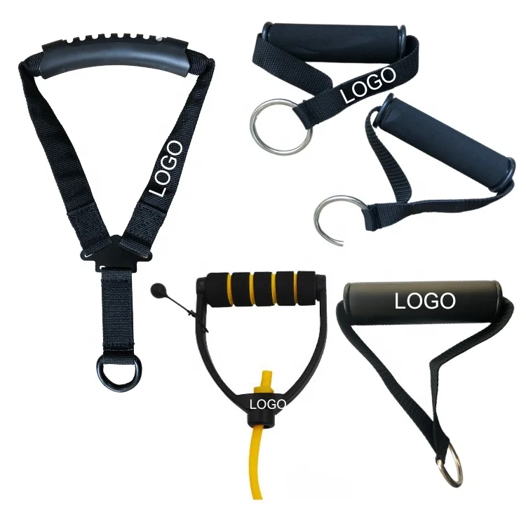 14.5cm 24cm Fitness Heavy Duty Exercise Handles Cable Machine Attachments Resistance Bands Handle Grip
