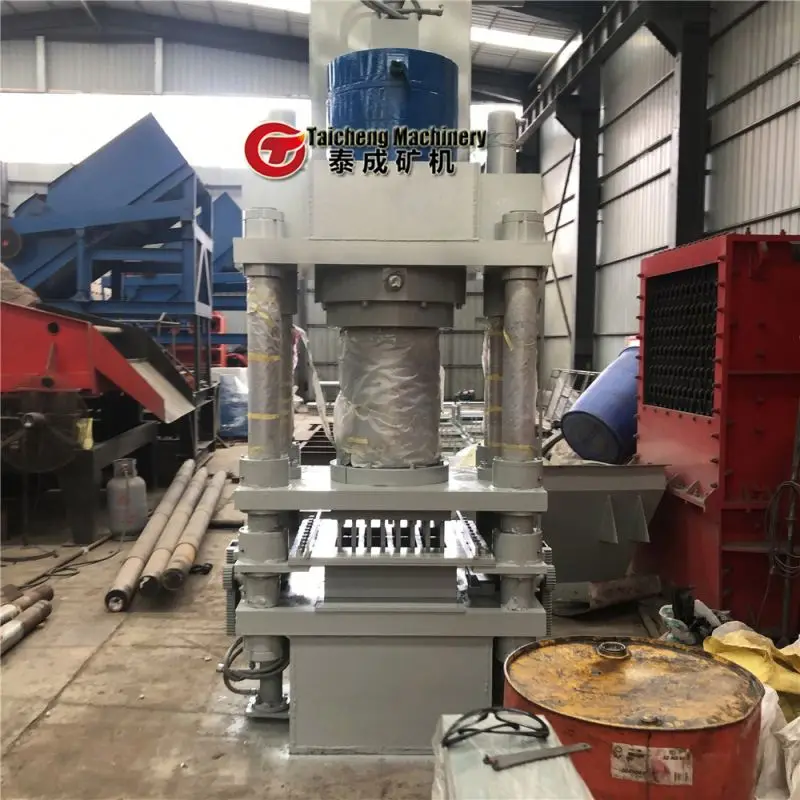 Energy saving Calcium carbonate briquette machine process