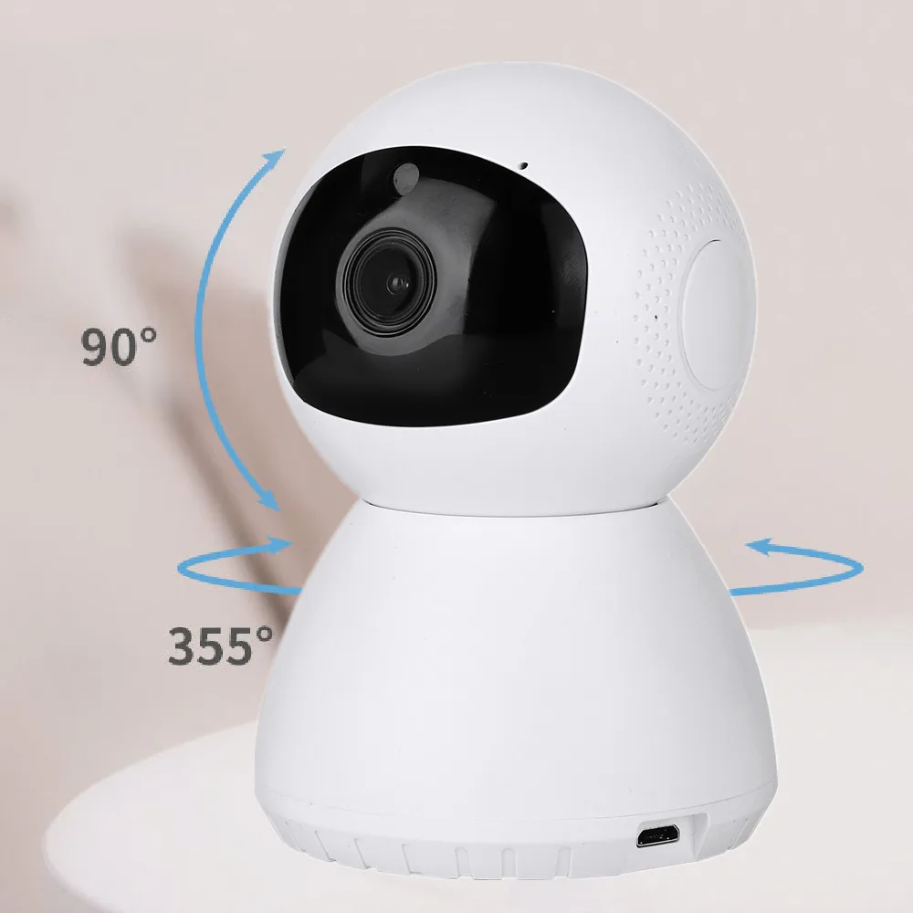 JXJ Smart IP Indoor Wireless Security Home CCTV Surveillance 2MP With Auto Tracking Hidden Mini Camera For Kids Wifi Yoosee Spy