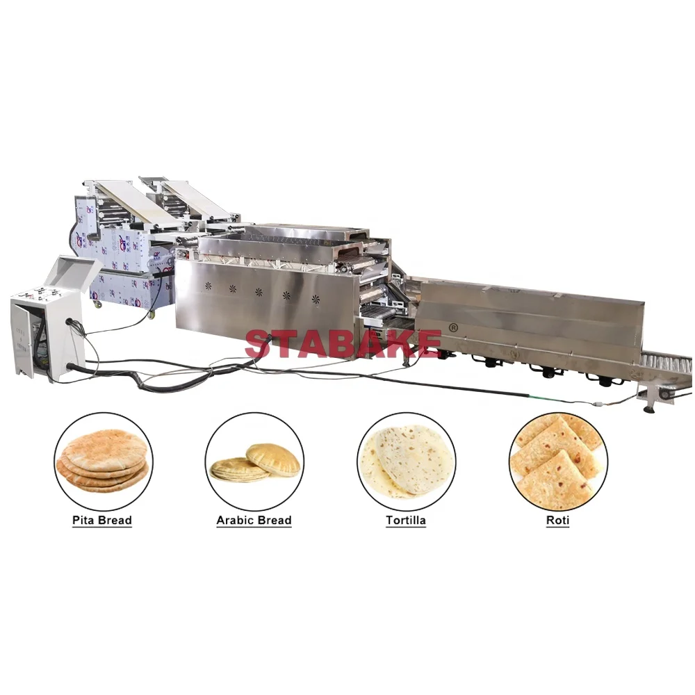 industrial automatic pita bread making machine flat Arabic bread maker chapati making