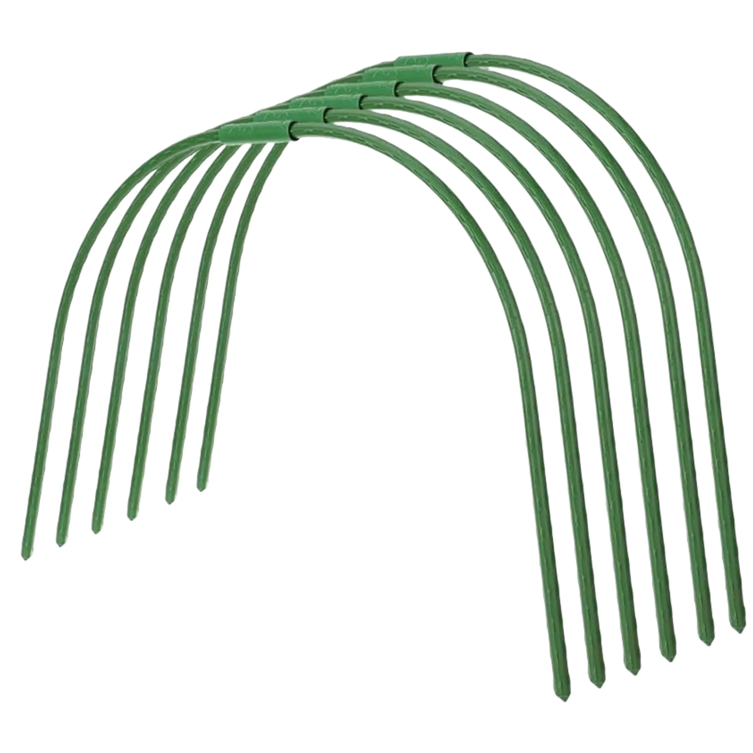 Garden poles green greenhouse frame structure tunnel greenhouse for tomato vegetables growing pipes 6PCS