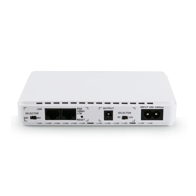 Manufacturer New Arrival POE430P-1000M-48V 9V 12V 24V 48V Mini DC UPS Gigabit POE Port 1Gbps