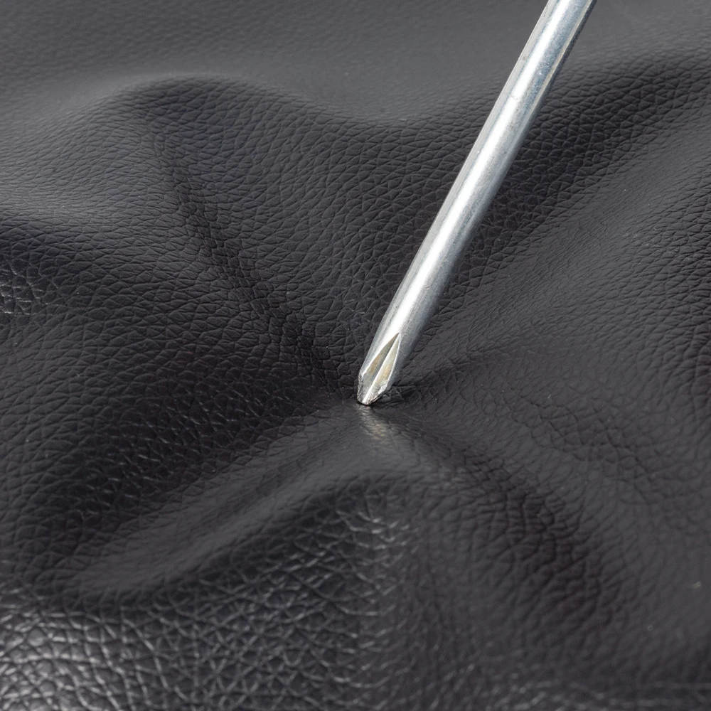 Factory Wholesale 0.6MM French Terry Pvc Leatherette For Car Seat, Custom Litchi Rexine Leather Materials For Auto Interior