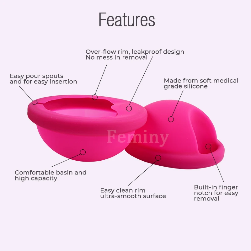 Wholesale Menstrual Collector Period Disc Reusable Dewdrop Menstrual Disc for Women