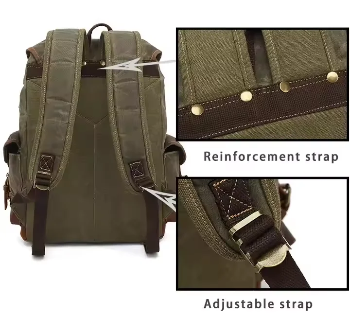 Outdoor Hiking Bag Travel Backpack Large Capacity Hiking Camping Backpack Waterproof Oem Unisex Oxford Solid Softback