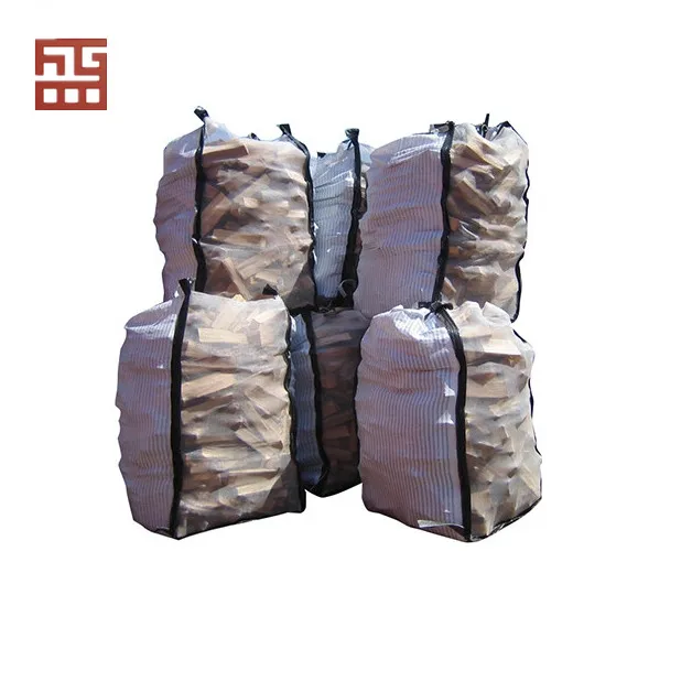 1 ton 1.5 ton100%  PP PE ventilate plastic bulk firewood packing mesh big jumbo bag with UV treated