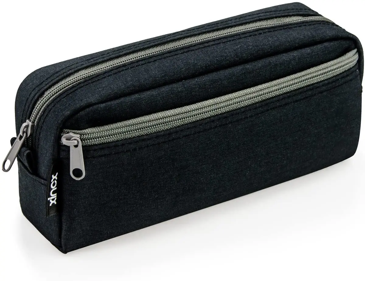 Popular Hot Selling Custom Logo Multi-colored Pencil Case Bag Stationery Pouch With Zipper