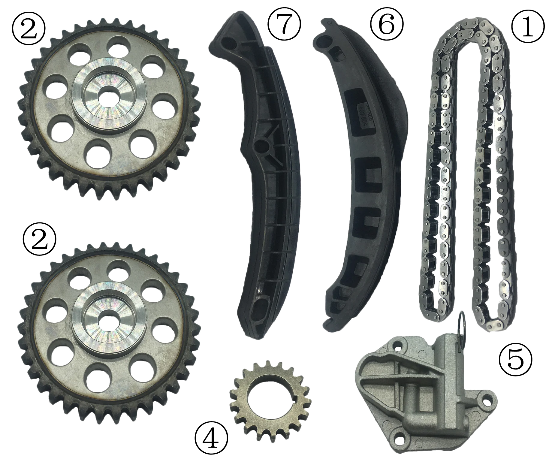 
JT-1122-KIT уникальный дизайн горячая распродажа натяжитель двигателя набор цепного привода для VOLKSWAGEN 