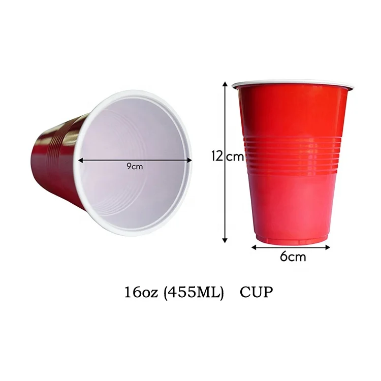 Интересная игра Меса-де-Beer Pong многоразовые Beer Pong чашки 16oz 18oz комплект логотипа по требованию заказчика beerpong шарики