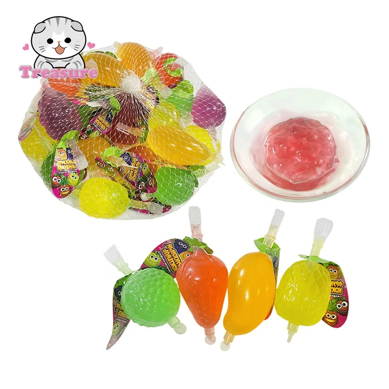 Fruit jelly 35g assorted fruit pudding jelly halal jelly