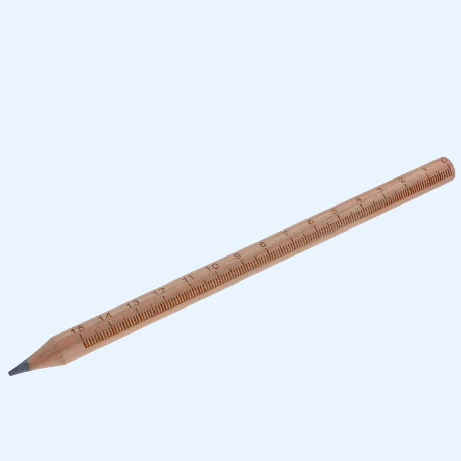Wholesale round natural wood big size hb 2b pencil for school and office