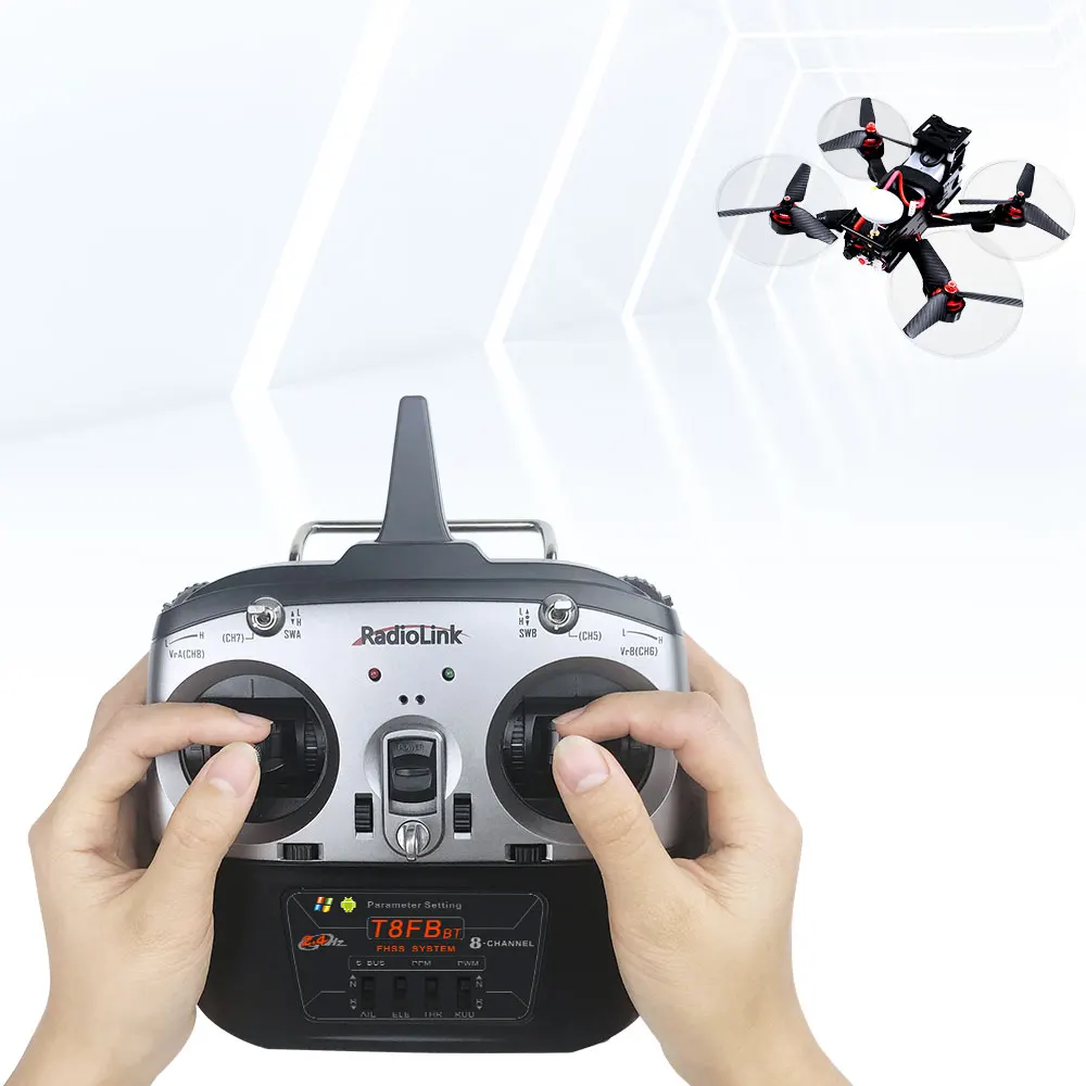 Hot Customized Service Radiolink Official Factory T8FB 2.4GHz 8 Channels RC Remote Transmitter Remote Controller Radio Boys Toy