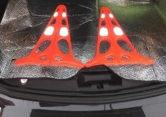 Wholesale Folding Collapsible  road Safety Traffic Cone  red reflective