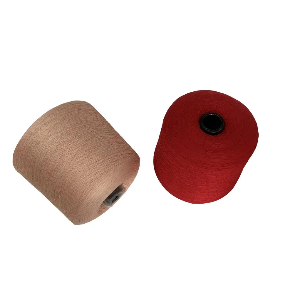 Melange Yarn on cones Polyester T Shirt Yarn kg price