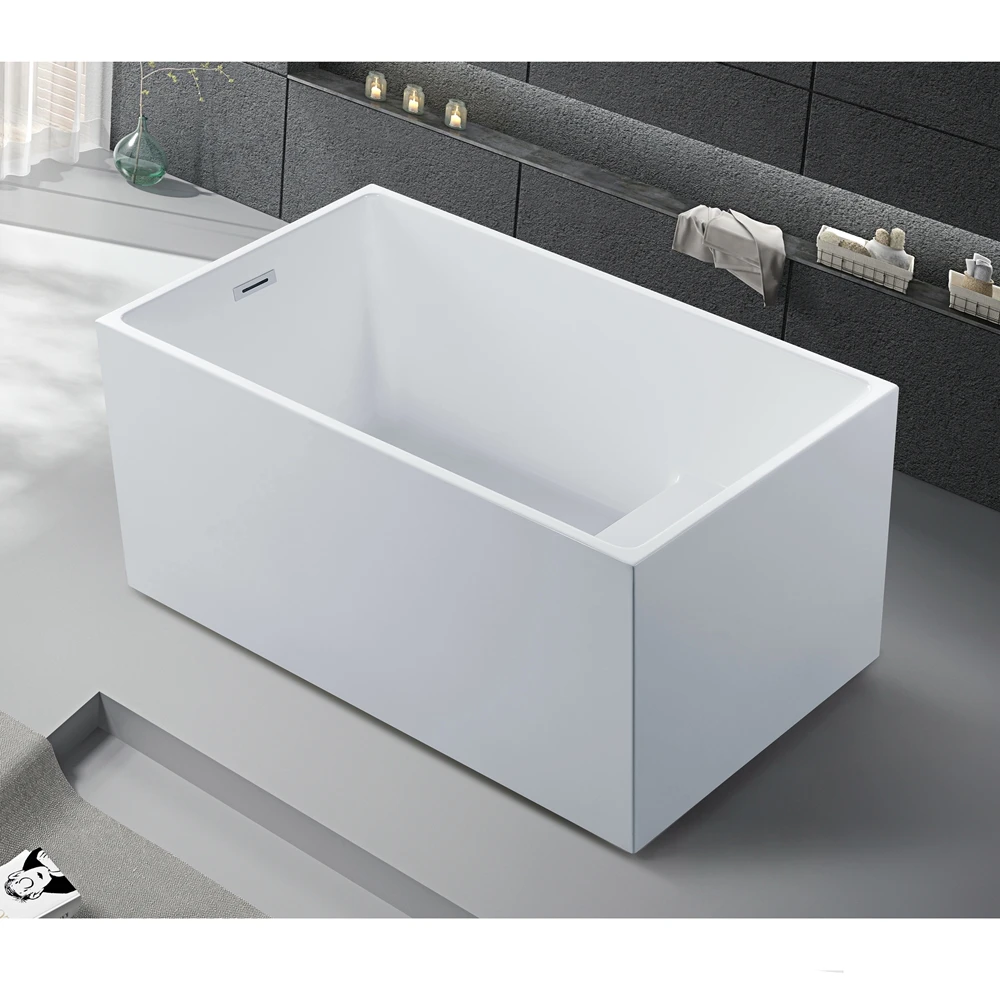 custom 5 yrs after sales service solid surface small 1200mm bathtub