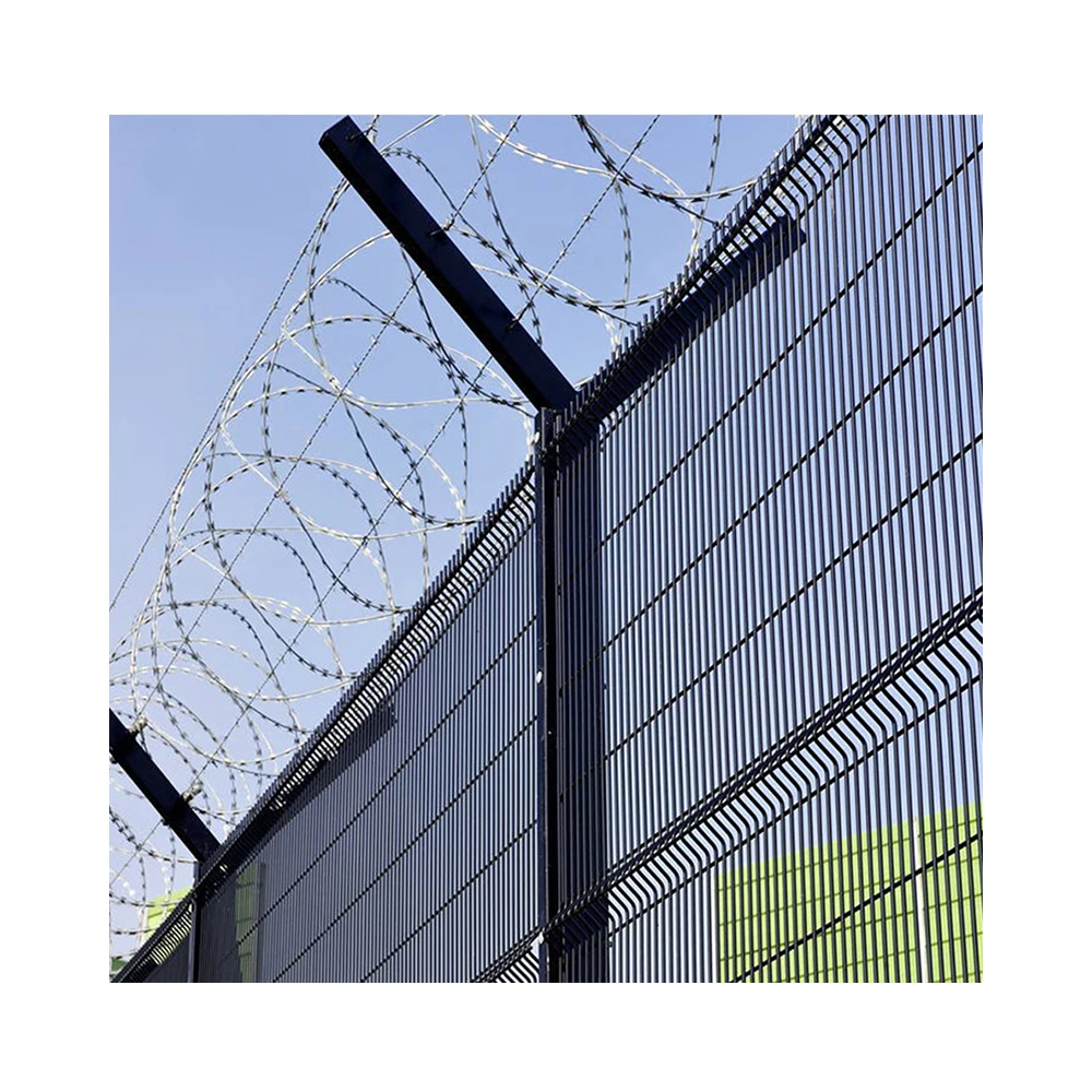 BOCN South Africa warehouse security fence Clearvu Prison Fence Panels 358 Wire Mesh Anti-Climb High Security Fencing