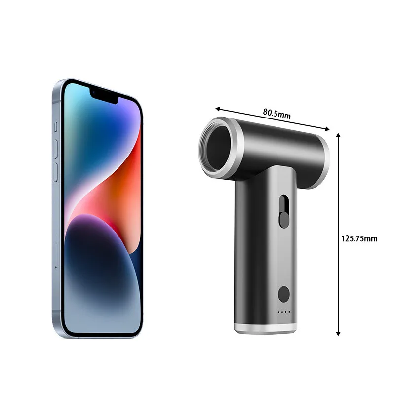 New Brushless Motor 100000RPM mini jet fan Cordless Compressed Air Duster high speed powerful Keyboard Cleaner super jet fan