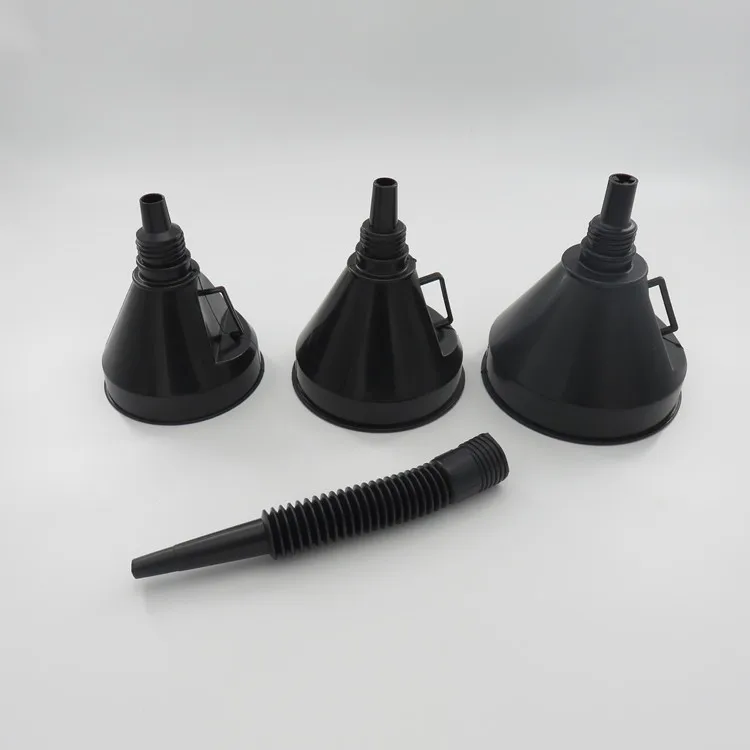 China flexible plastic oil funnel
