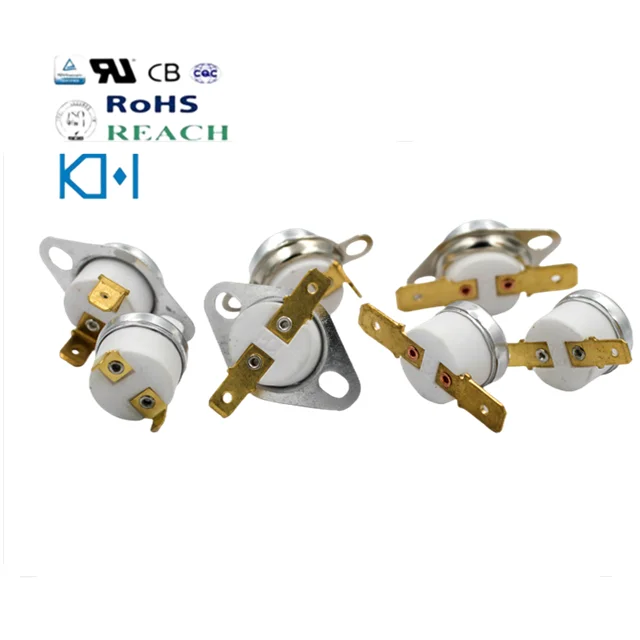 KSD301 Thermostat 16A 250V Bimetal Disc Switch Electric Kettle Switch Auto Machine Products Part