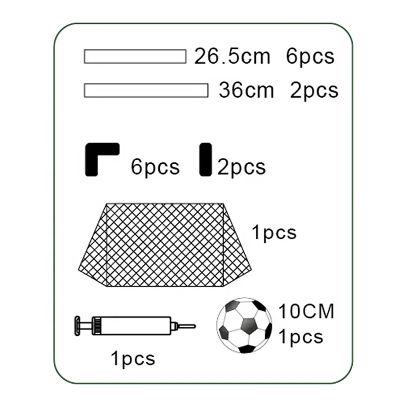 Outdoor sport toy soccer game cheap plastic soccer goal with football toy set hot sale football game for children