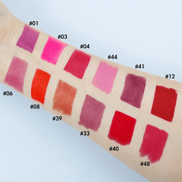 Низкий минимальный заказ 12 видов цветов 2 в 1 Lipliner, поставщик макияжа, высокопигментная долговечная помада с фирменной ярлыком, матовая помада Lipliner