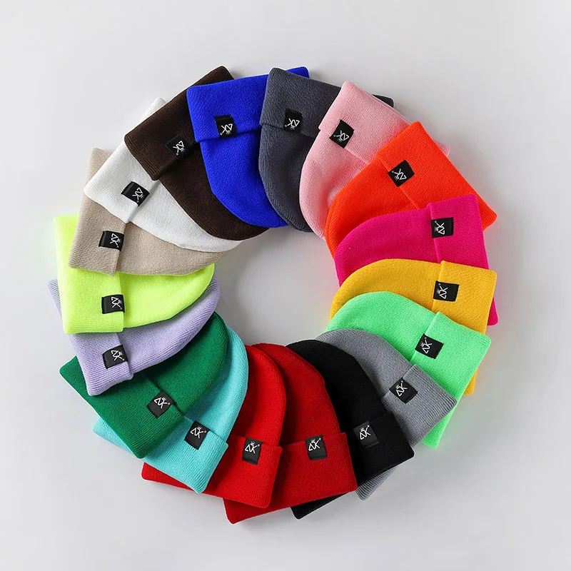 Fashionable Product Custom Wool Unisex Cuff Toque Cap Beanie Hat with Embroidery Patch Winter Beanie Knit Hat