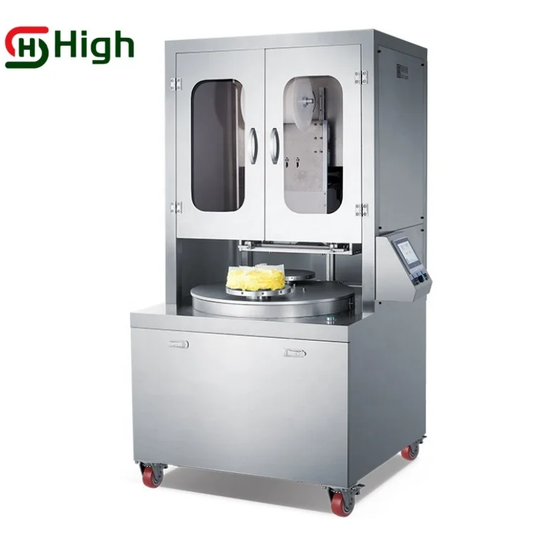 Advanced quotation mini sponge cake ultrasonic commercial slicer curler for cutting cake cream making machine