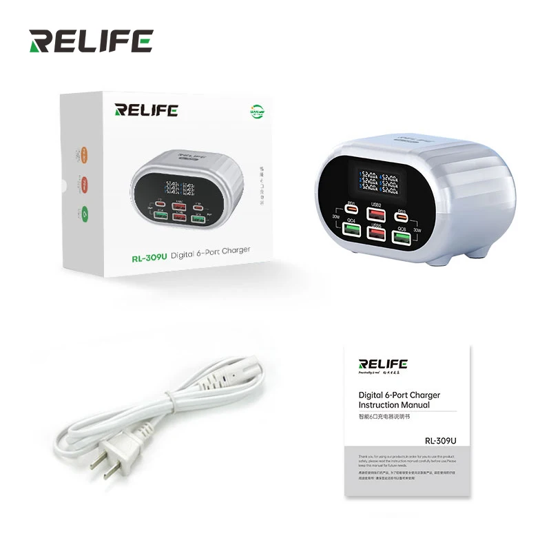 RELIFE RL-309U Smart 6-port charger