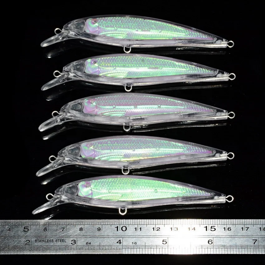 110mm 11.7g Blank Lures Jerkbait Lure Bodies Unpainted Blanks Minnow Lure